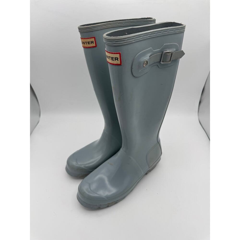 Hunter Tall Waterproof Snow Rain Boots Gray Size 4.5 / 5 Womens